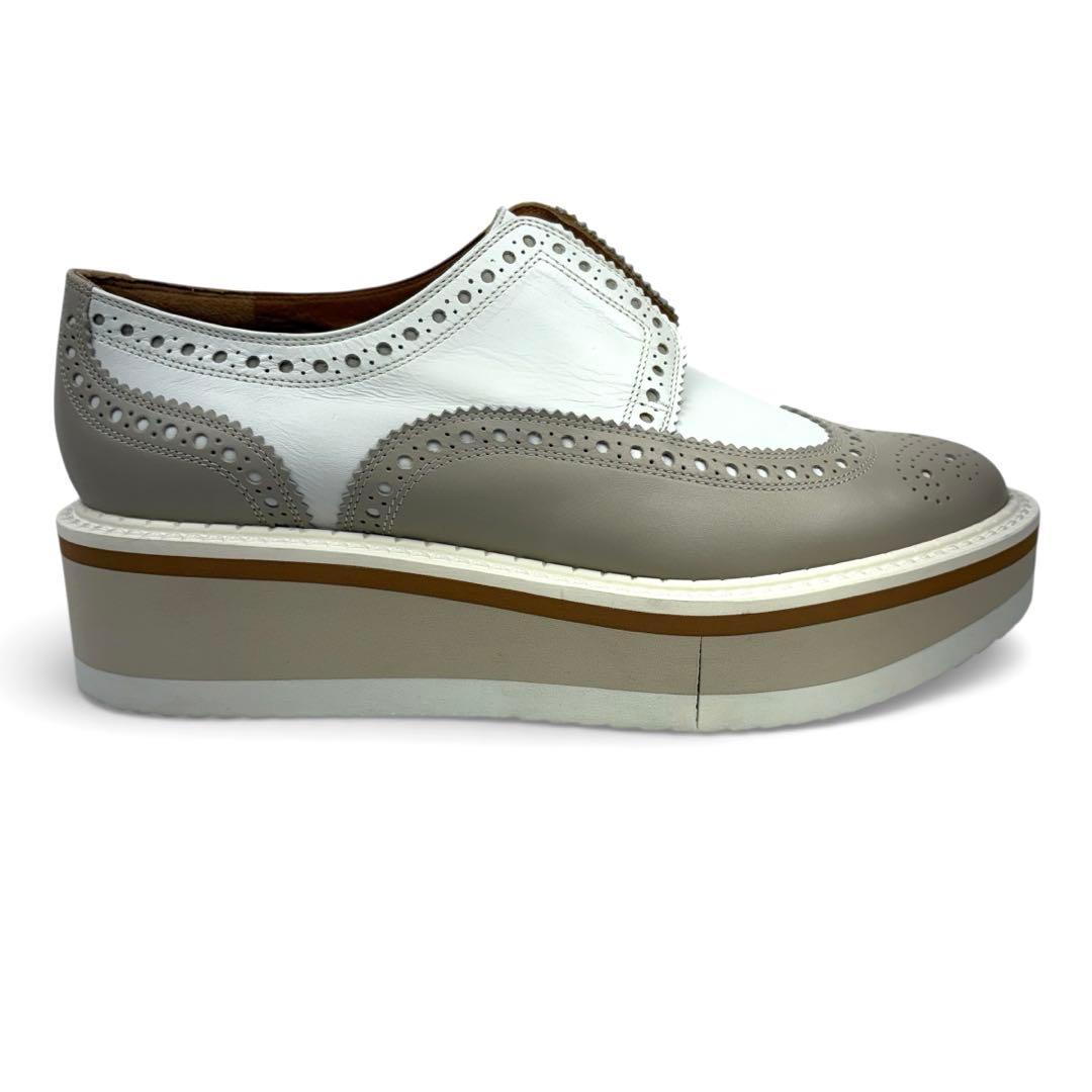 【未使用級】CLERGERIE クレジュリー　24cm　37.5 BECK 厚底