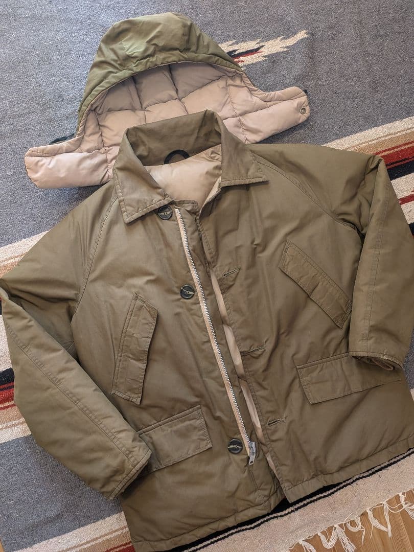 （稀少ショート丈）LLBean 60s 筆記体 エルエルビーン オリーブグリーン