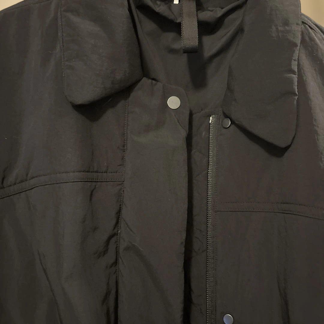 ルルレモンダウンインサレートオーバーサイズ襟付きジャケット