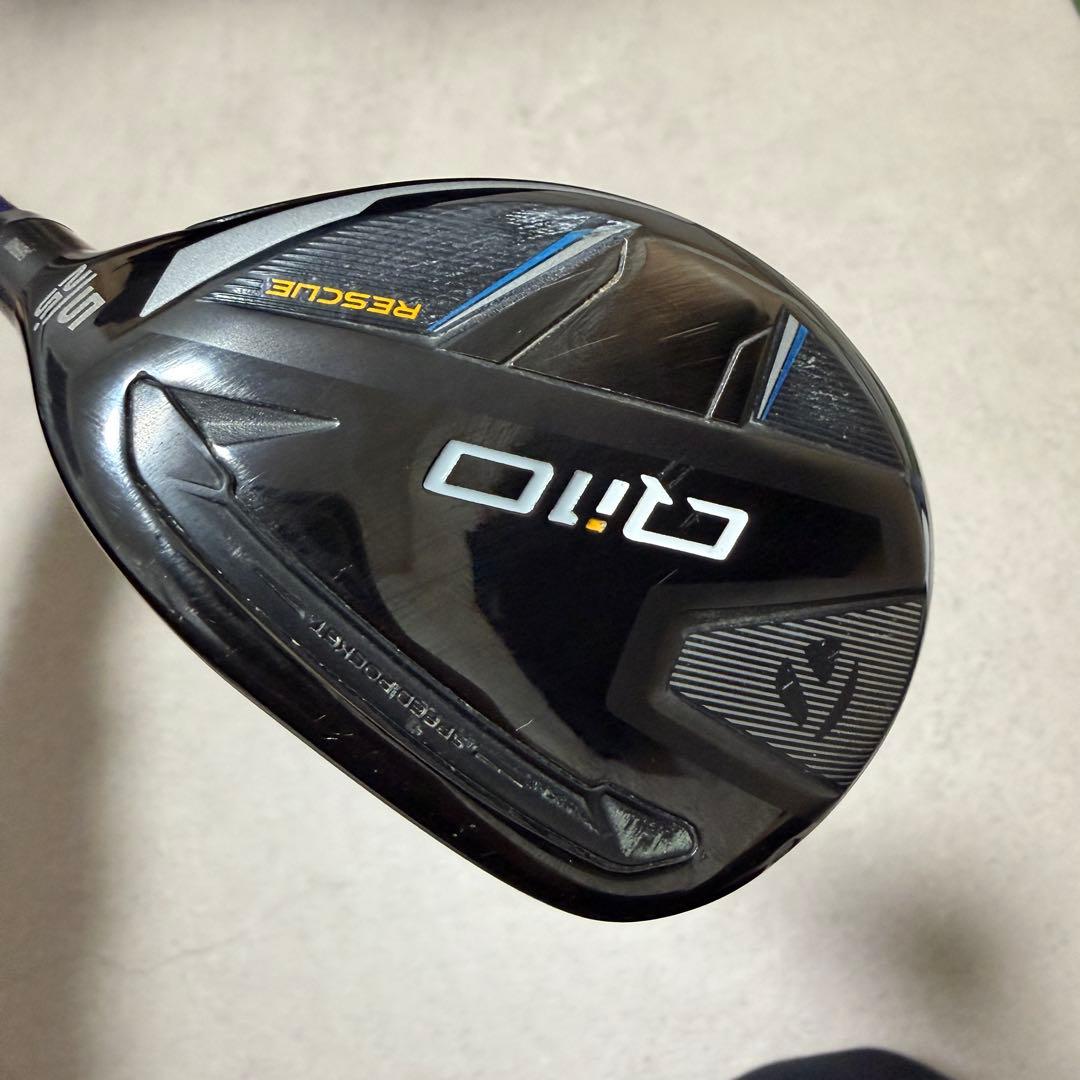 【希少】テーラーメイド Qi10 レスキュー #5 ベンタスブルーHB 9S