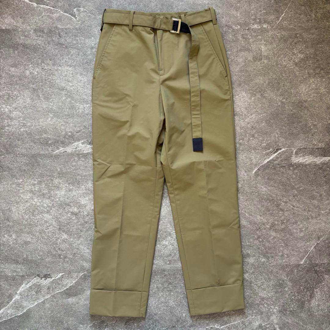 sacai サカイ 23aw ベルテッドスラックス