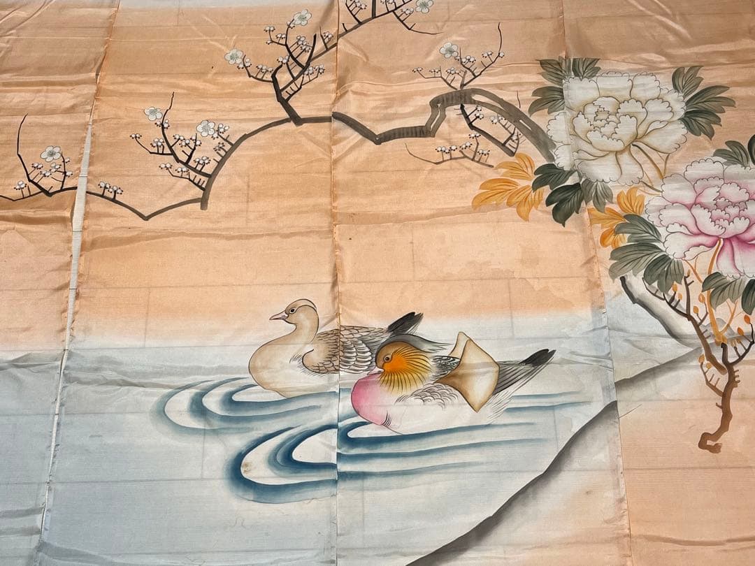 加賀のれん　おしどり　桜　牡丹　花嫁のれん　郷土