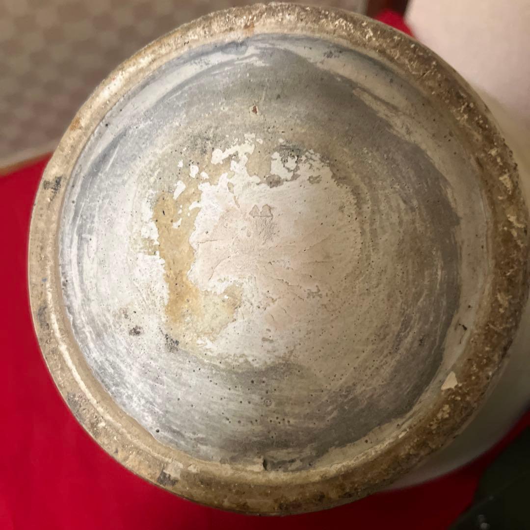 朝鮮美術　李朝白磁染付　鳳凰紋