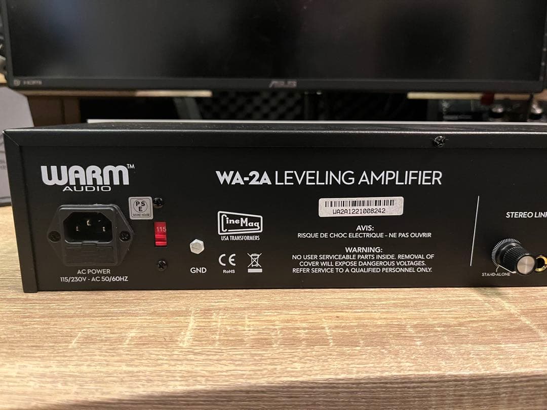 WARM AUDIO WA-2A コンプレッサー　真空管アップグレード済