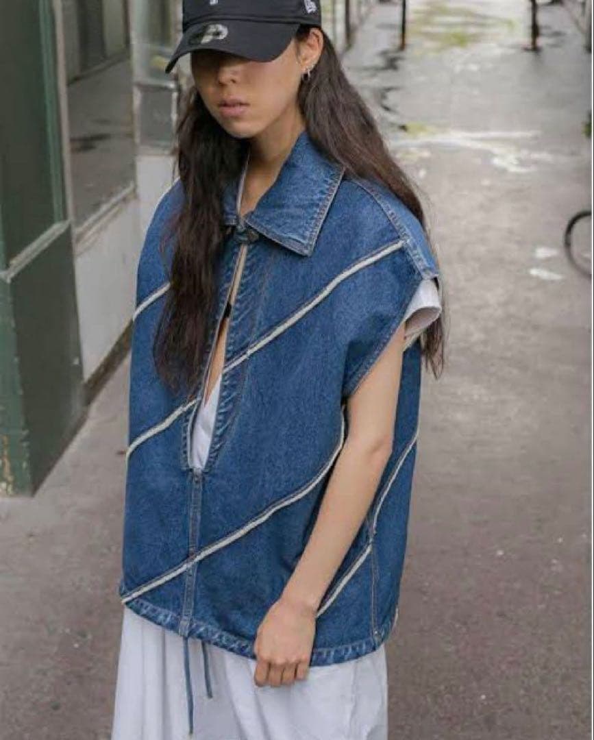 【美品】PERVERZE パーバーズ デニムベスト