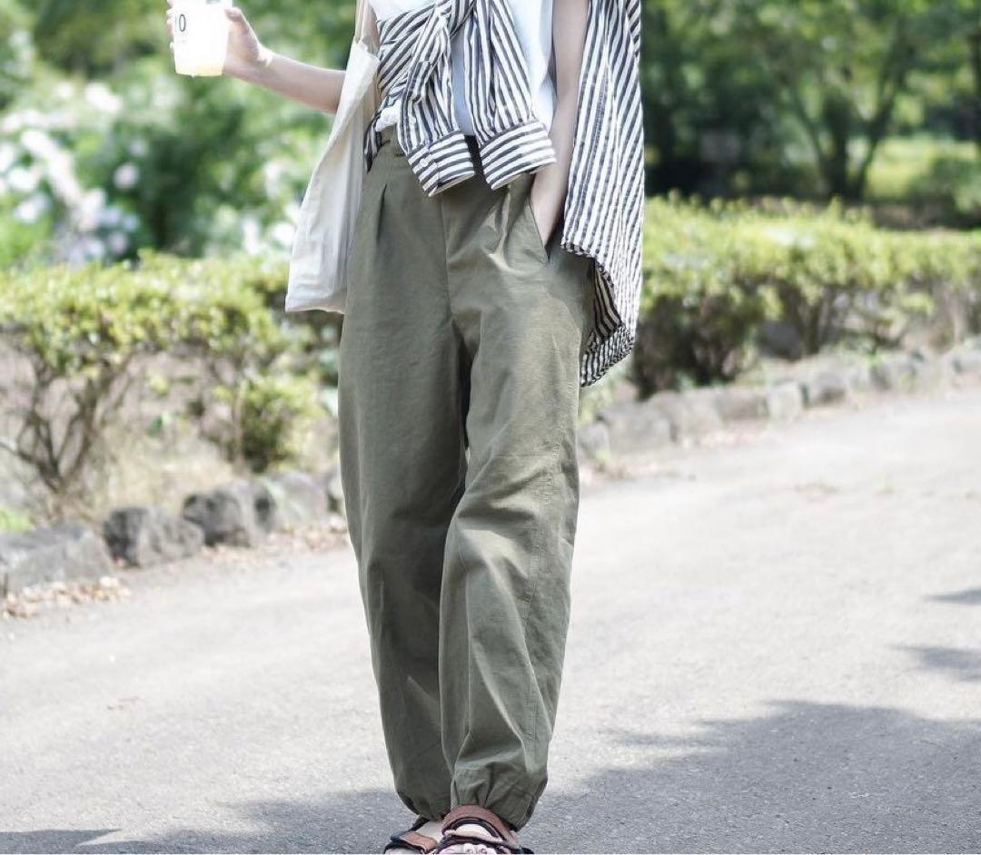 OUTIL PANTALON LIMOGES ウティ タックミリタリーパンツ 0