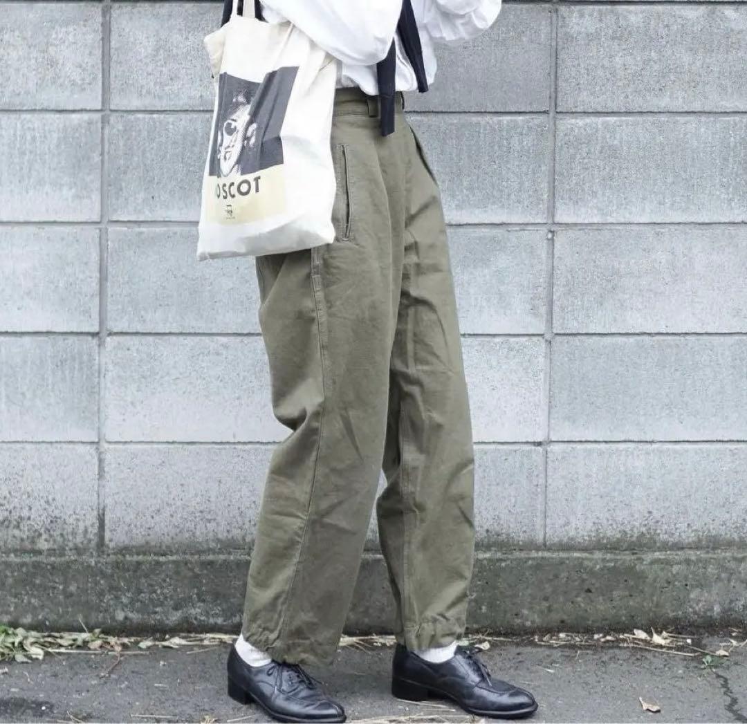 OUTIL PANTALON LIMOGES ウティ タックミリタリーパンツ 0