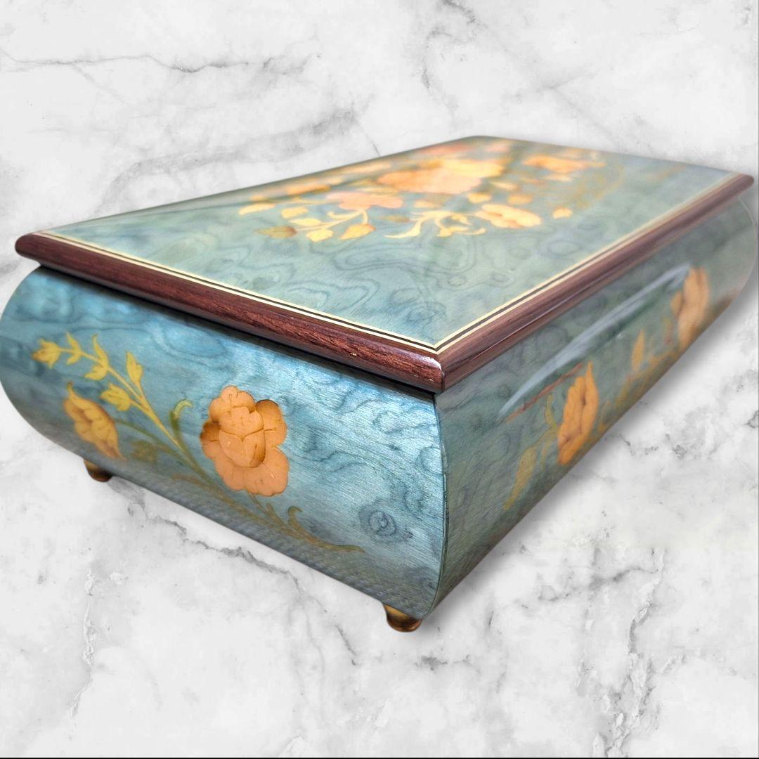 Demain イタリア製 象嵌オルゴールBOX ボレロ 高級ジュエリーケース