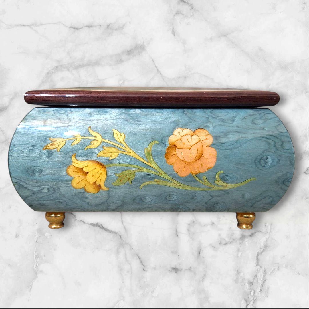 Demain イタリア製 象嵌オルゴールBOX ボレロ 高級ジュエリーケース