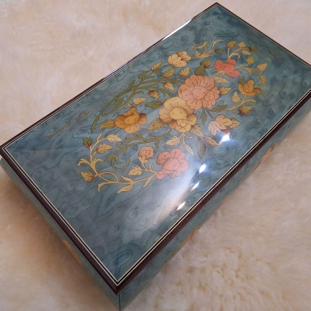 Demain イタリア製 象嵌オルゴールBOX ボレロ 高級ジュエリーケース