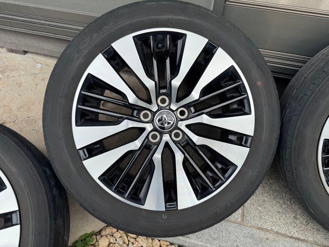 30アルファード18インチ純正ホイールセット