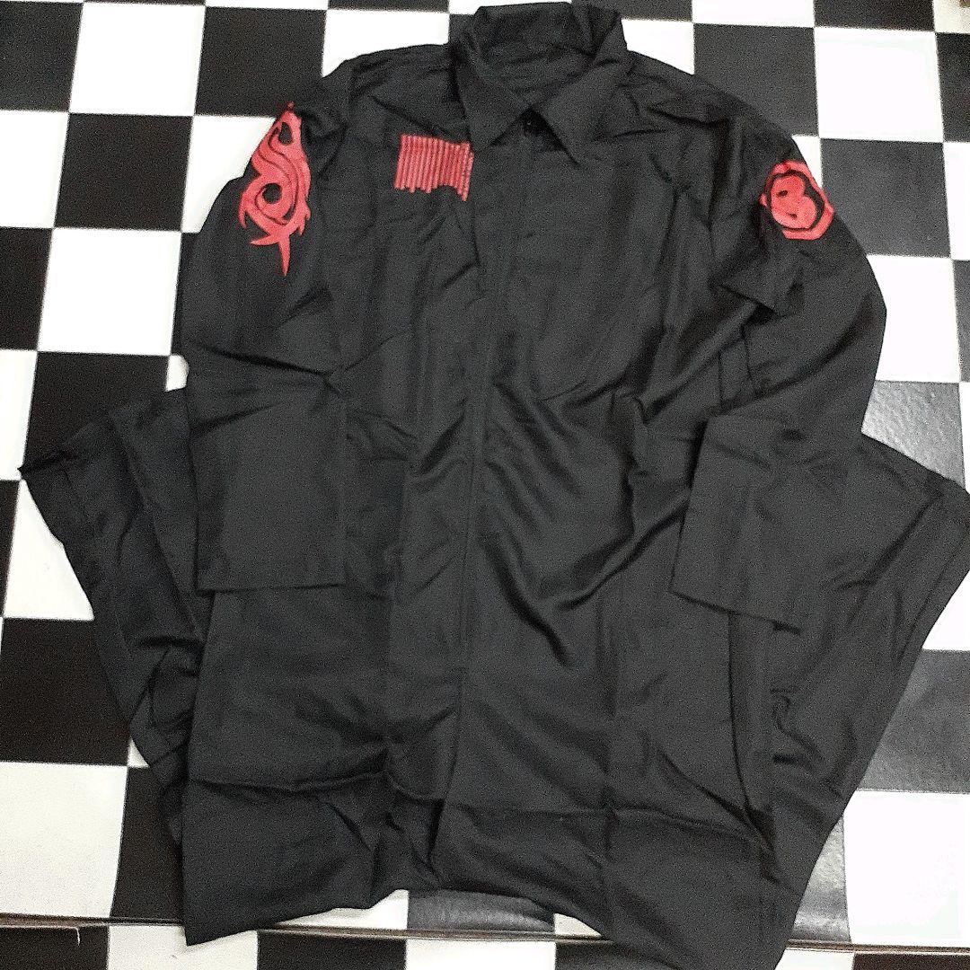 ハードコアメタルバンドslipknotビッグサイズバーコードツナギナンバー8