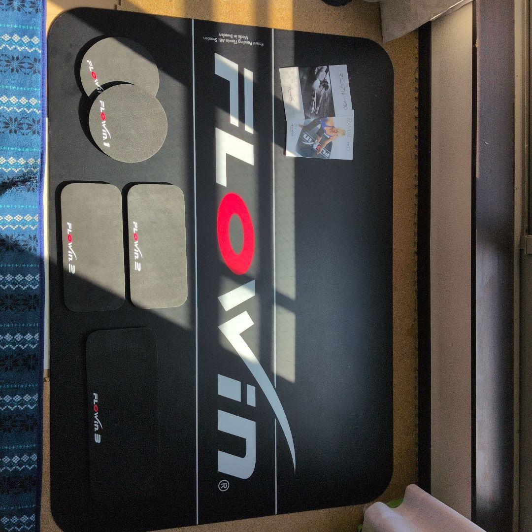 FLOWin エクササイズマット 大サイズ 黒