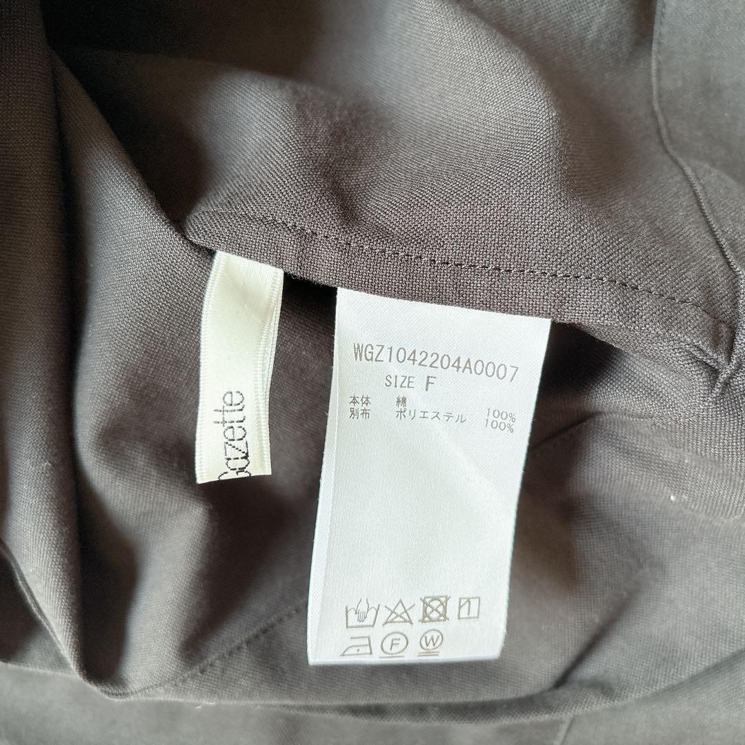 美品✨Wim Gazette ペプラムスリーブブラウス ブラック24AW