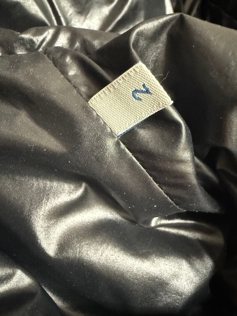 【美品】モンクレール　ダウンジャケット　カーデーレ　ブラック