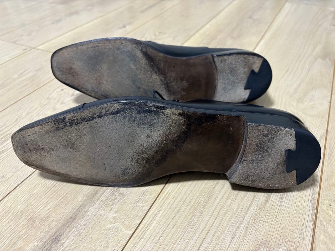 マグナーニ MAGNANNI 内羽根 ストレートチップ ブラック 43