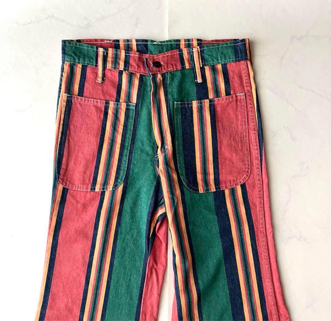 s*u様 70s UFO 総柄 ベルボトムTALON made in USA