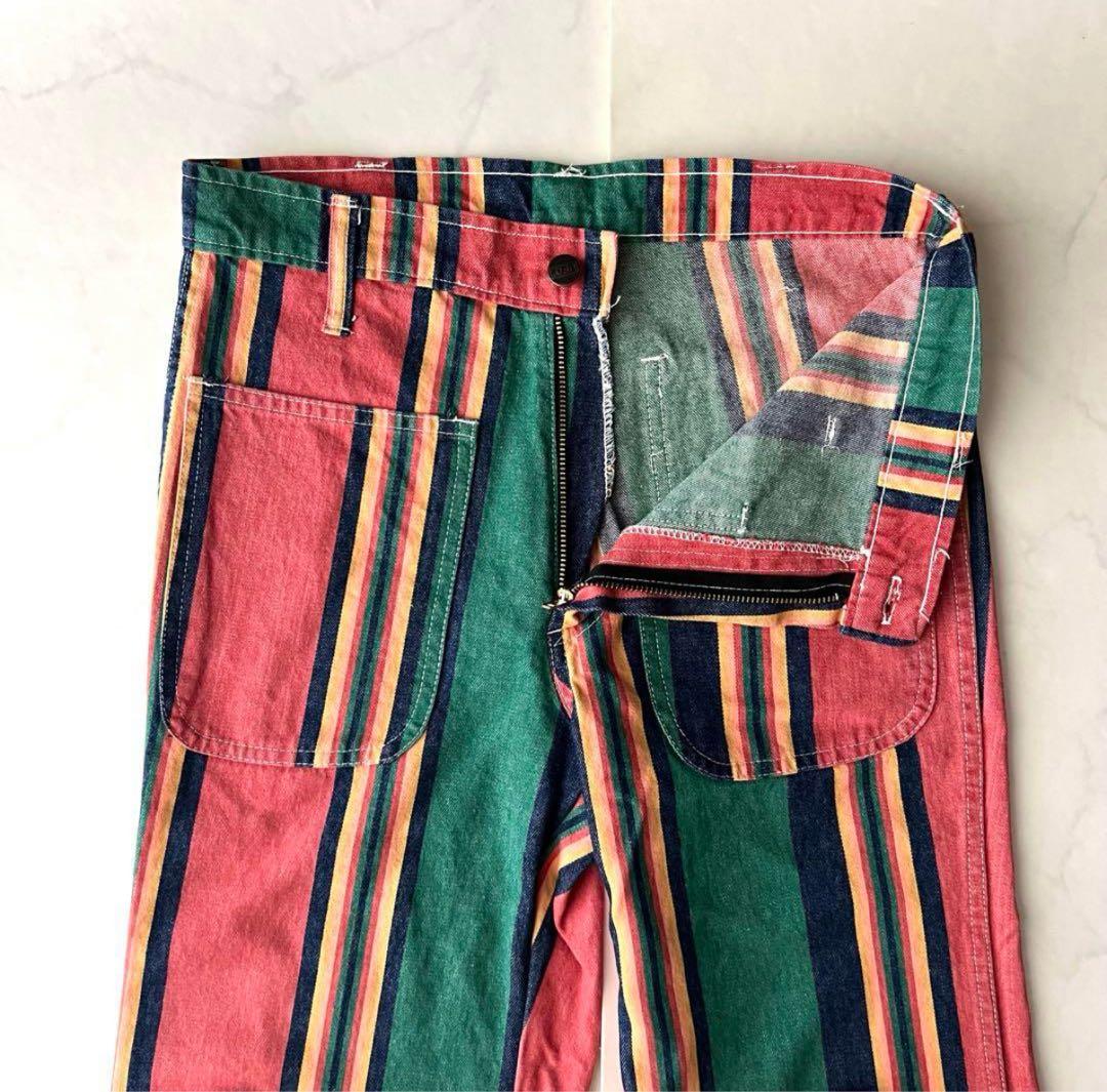 s*u様 70s UFO 総柄 ベルボトムTALON made in USA