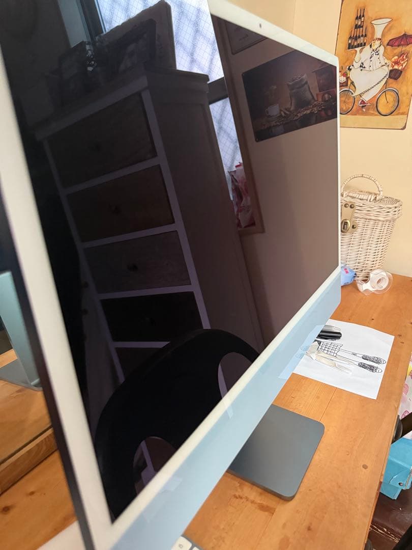 美品 iMac 24インチ M1 2021年モデル 8GB/256GB ブルー