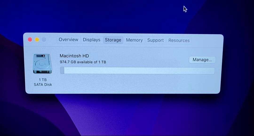 Macデスクトップ iMac 21.5 i5 8GB 1TB SATA HDD 2017