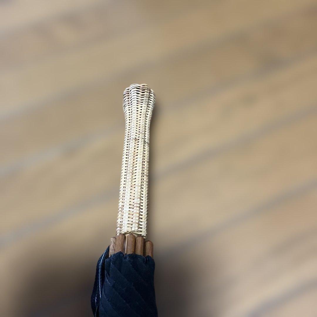 中川政七商店❤︎日傘【手織り麻・黒】