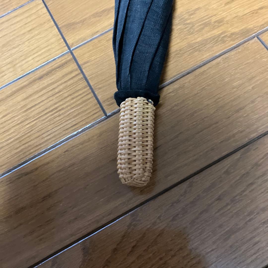 中川政七商店❤︎日傘【手織り麻・黒】
