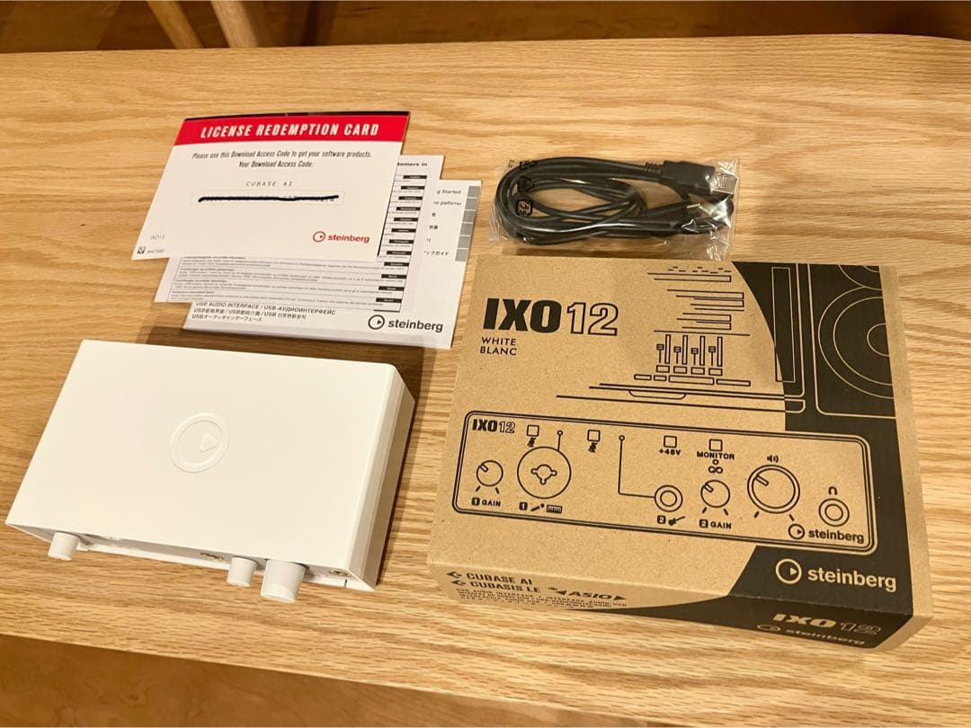 【DLコード未使用】Steinberg IXO12 オーディオインターフェイス