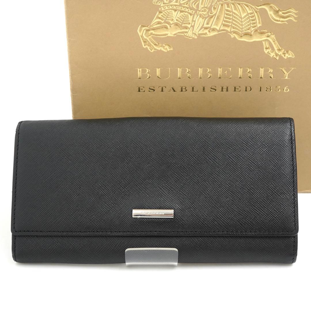 ✨未使用に近い✨　BURBERRY 長財布　ノバチェック　がま口　折り財布