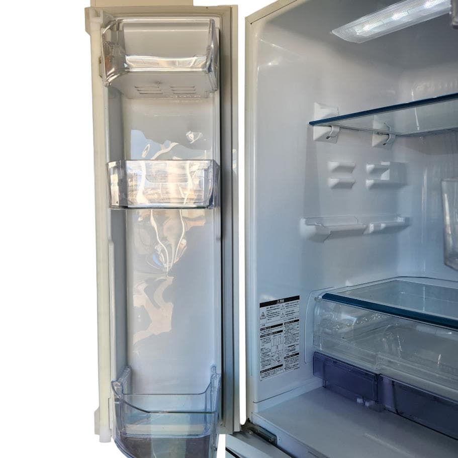 三菱 冷蔵庫 MR-WX52D-W 2018年製 517L 6ドア 観音開き