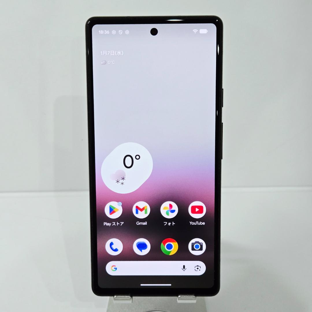 01 Google Pixel 6a ホワイト SIMフリー 極美品
