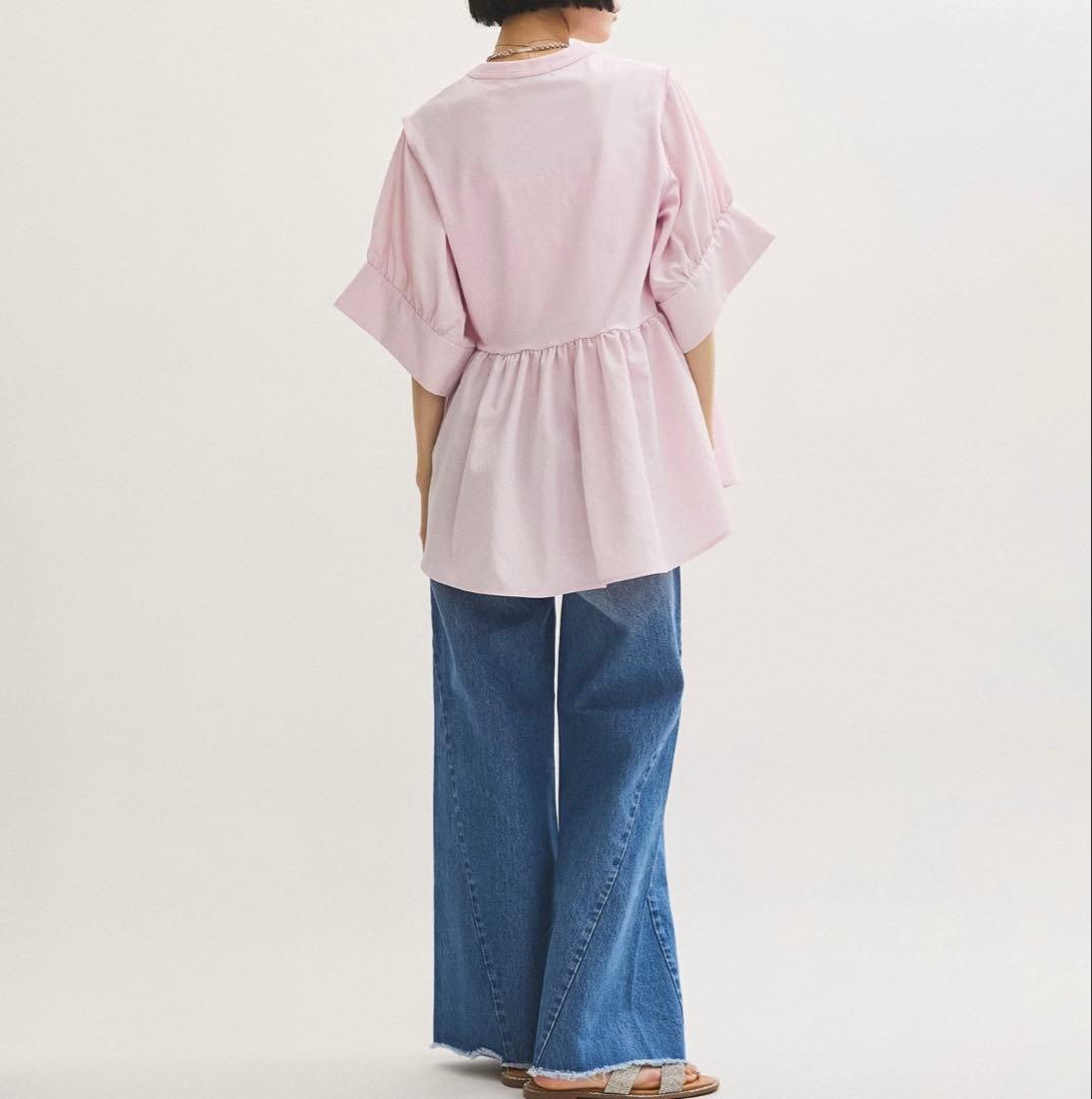 【接触冷感】・【UVカット】バウンスカフスプルオーバー