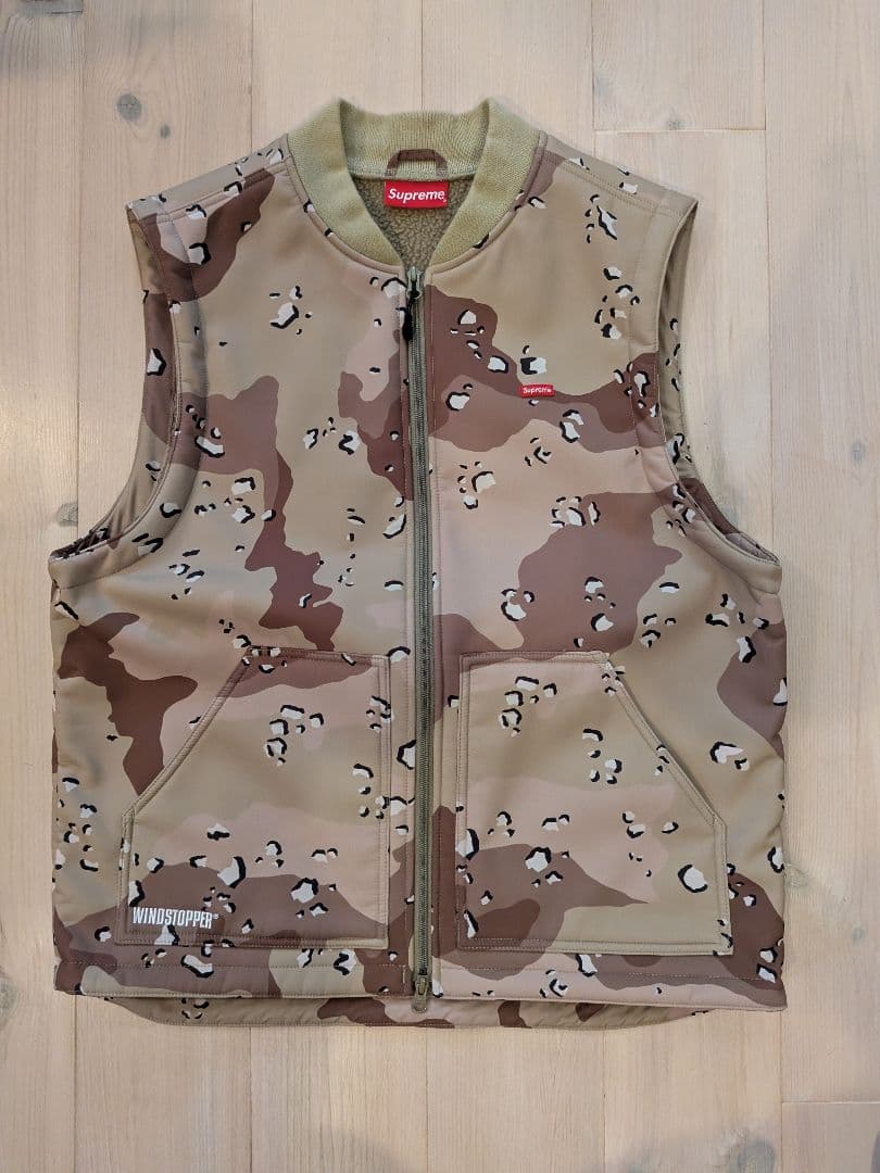 トップス Supreme WINDSTOPPER Work Vest Camo M