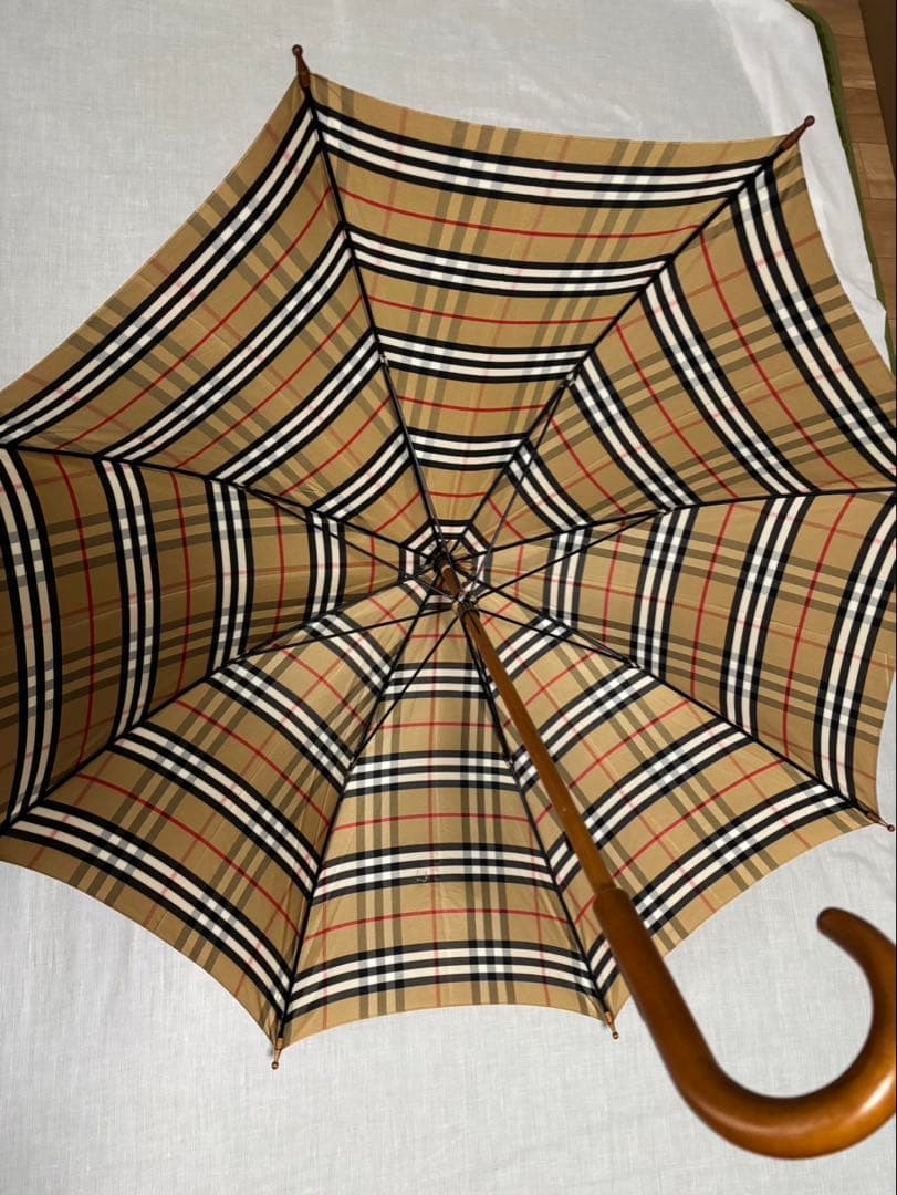 美品　Burberry's バーバリーズ　ノバチェック　長傘　雨傘