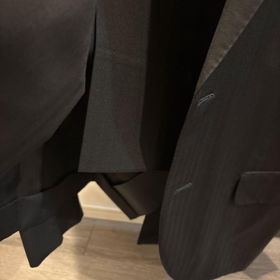 TOMORROWLAND ブラックスーツ 110's & Mohair