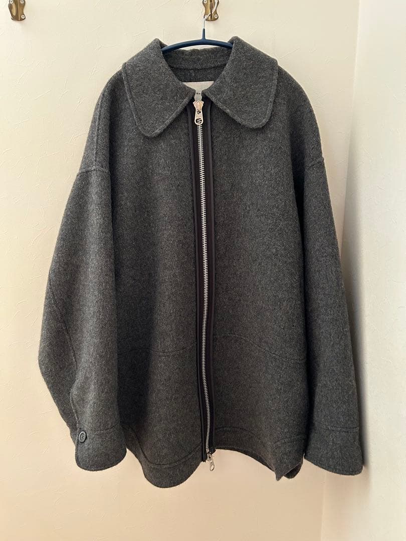 TODAYFUL グレー ウールリバージャケット