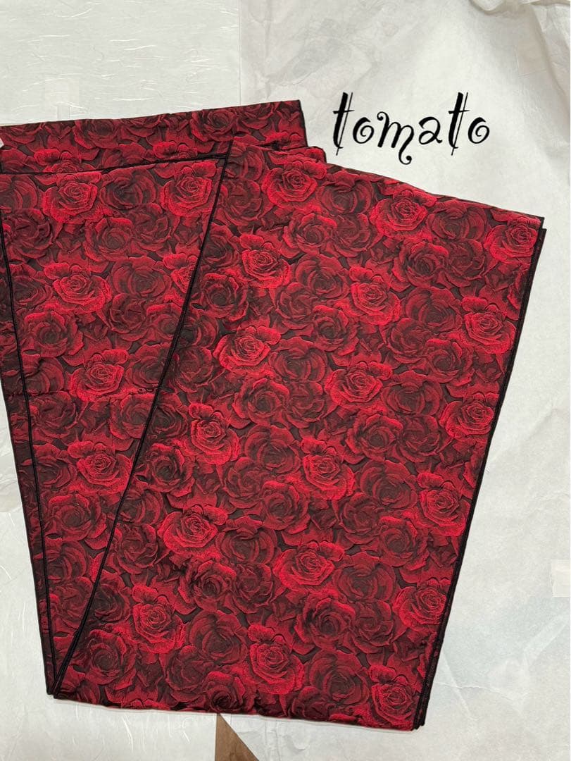 大人兵児帯　【ローズ】【クロコダイルパープル】セット