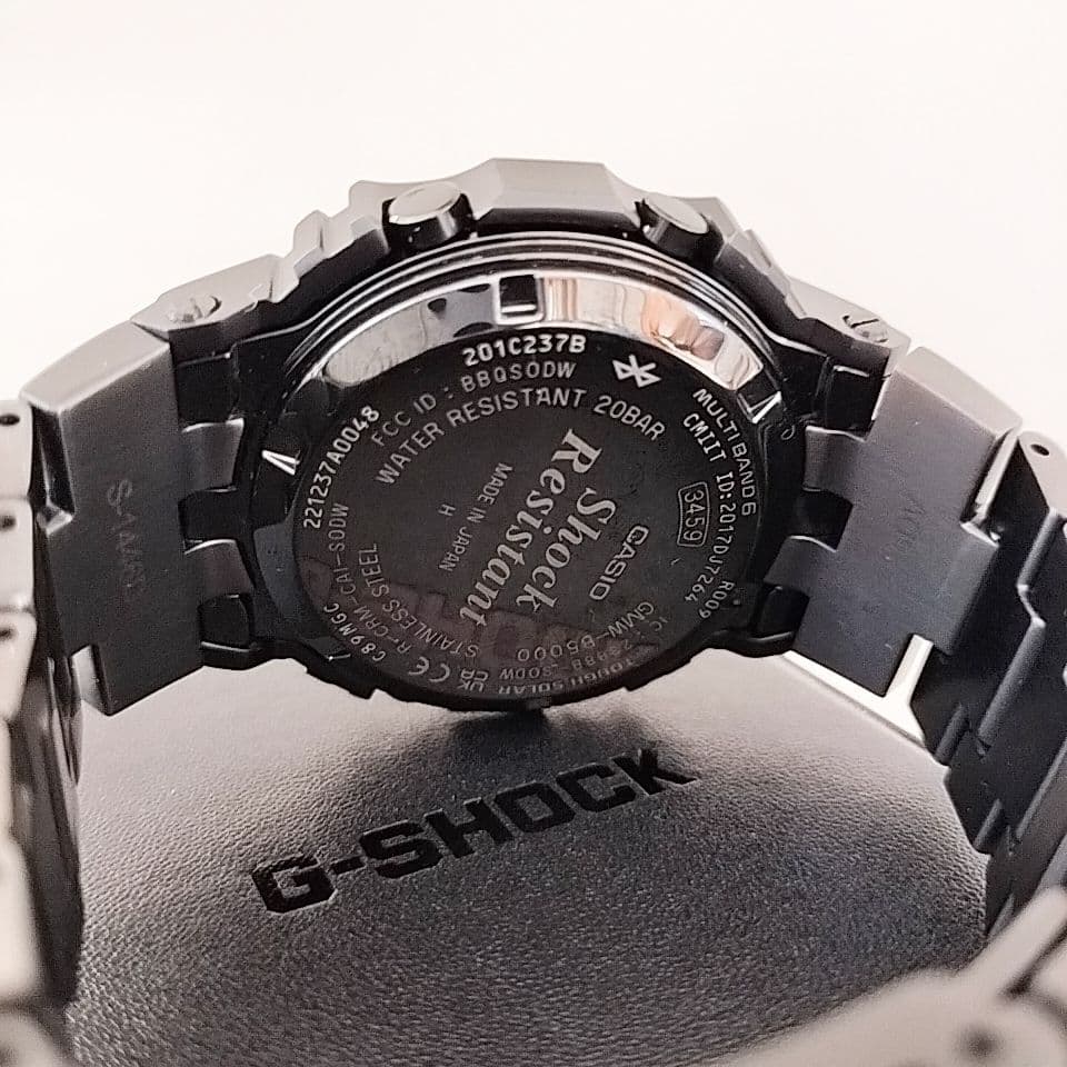 【極美品】G-SHOCK GMW-B5000MB-1JF マットブラック
