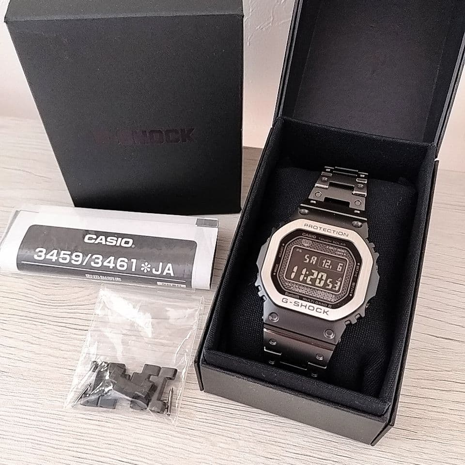 【極美品】G-SHOCK GMW-B5000MB-1JF マットブラック