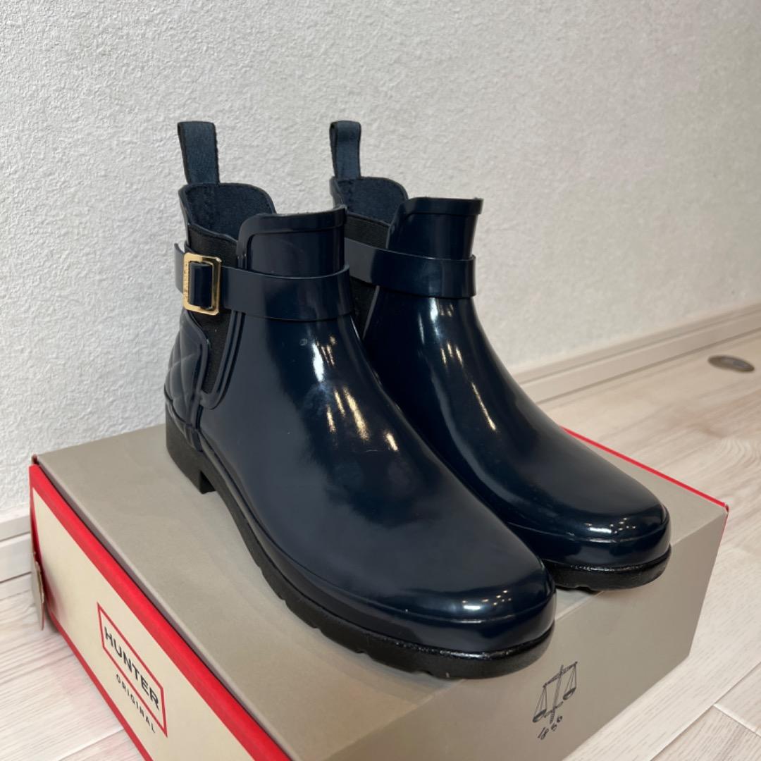 Hunter レインシューズ(ネイビー)