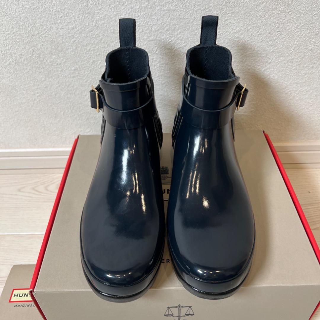 Hunter レインシューズ(ネイビー)