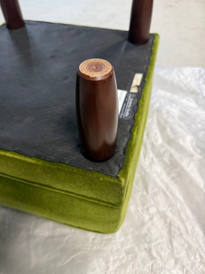 カリモク 60 オットマン karimoku モケットグリーン X36206