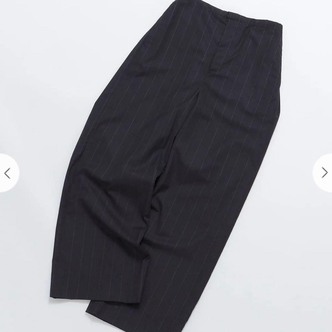 スーツ SEEALL: EASY PANTS NAVY STRIPE