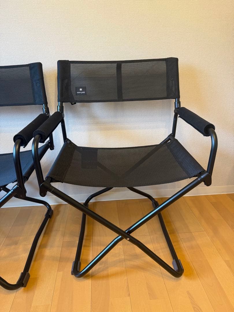 スノーピーク  peak FDチェア　メッシュブラック2脚セット