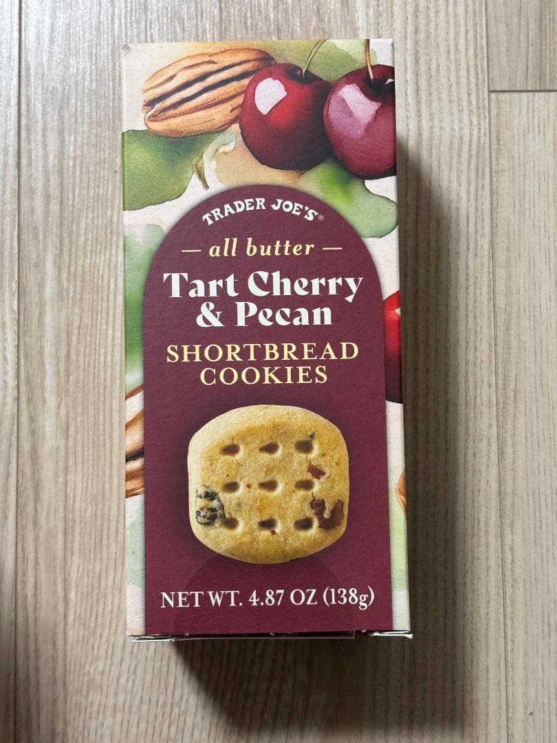 シナモンシュガーナッツ チェリークッキー リッツファッジ トレーダージョーズ