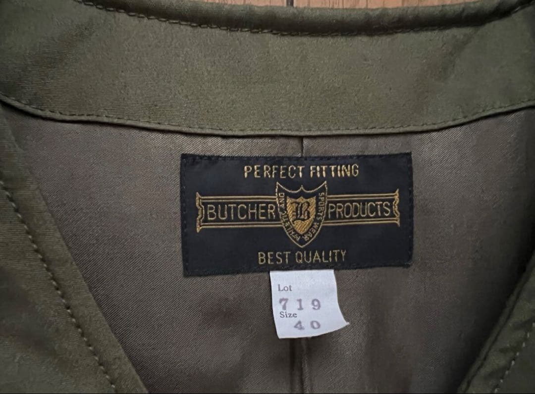 アットラスト　ブッチャープロダクツ　timeworn clothing ベスト