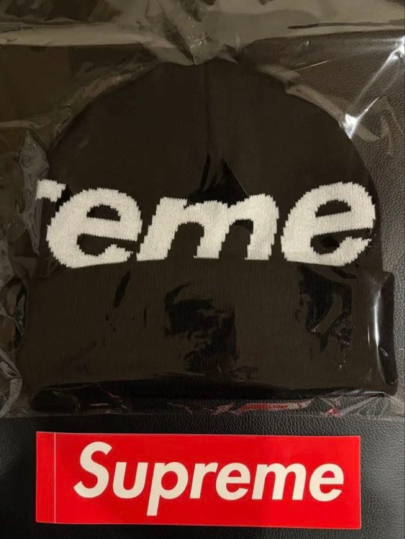 Supreme Big Logo Beanie ビーニー　ニット帽