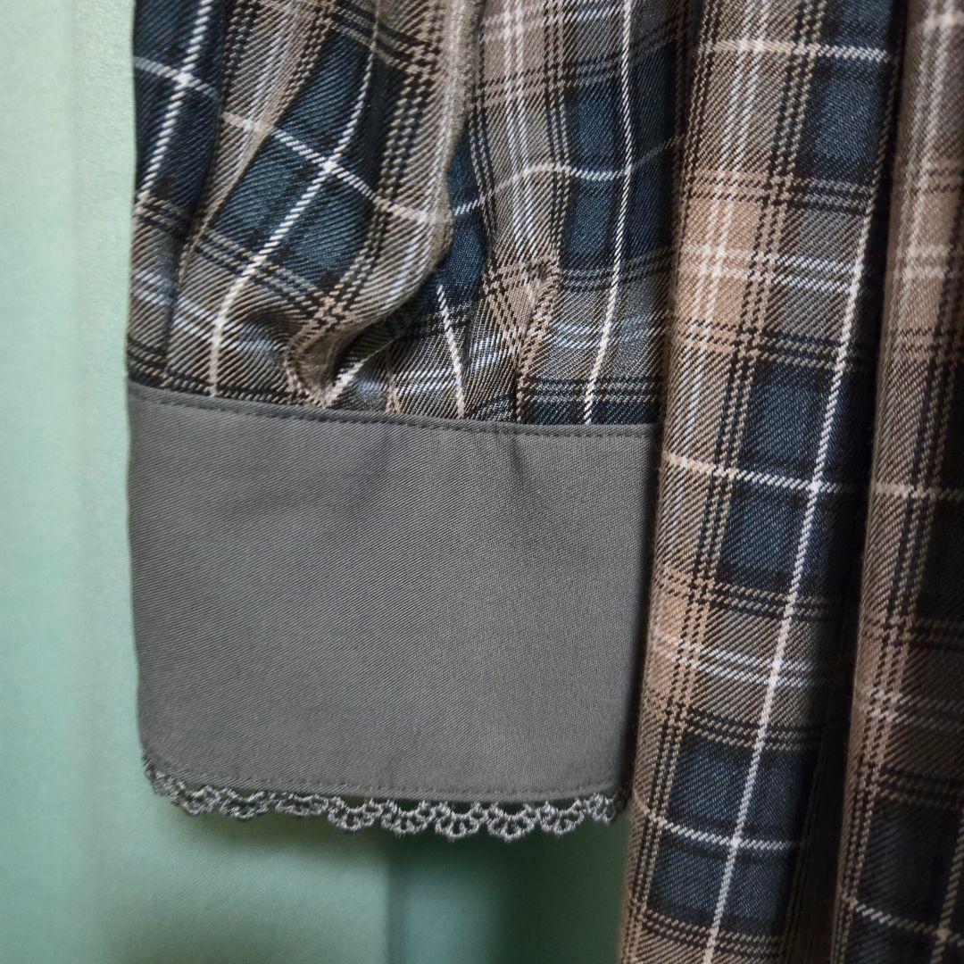 sheglit　クラシカルチェックワンピース