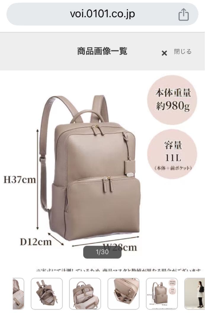 Jewelna Rose ビジネスバッグ　ジュエルナローズ