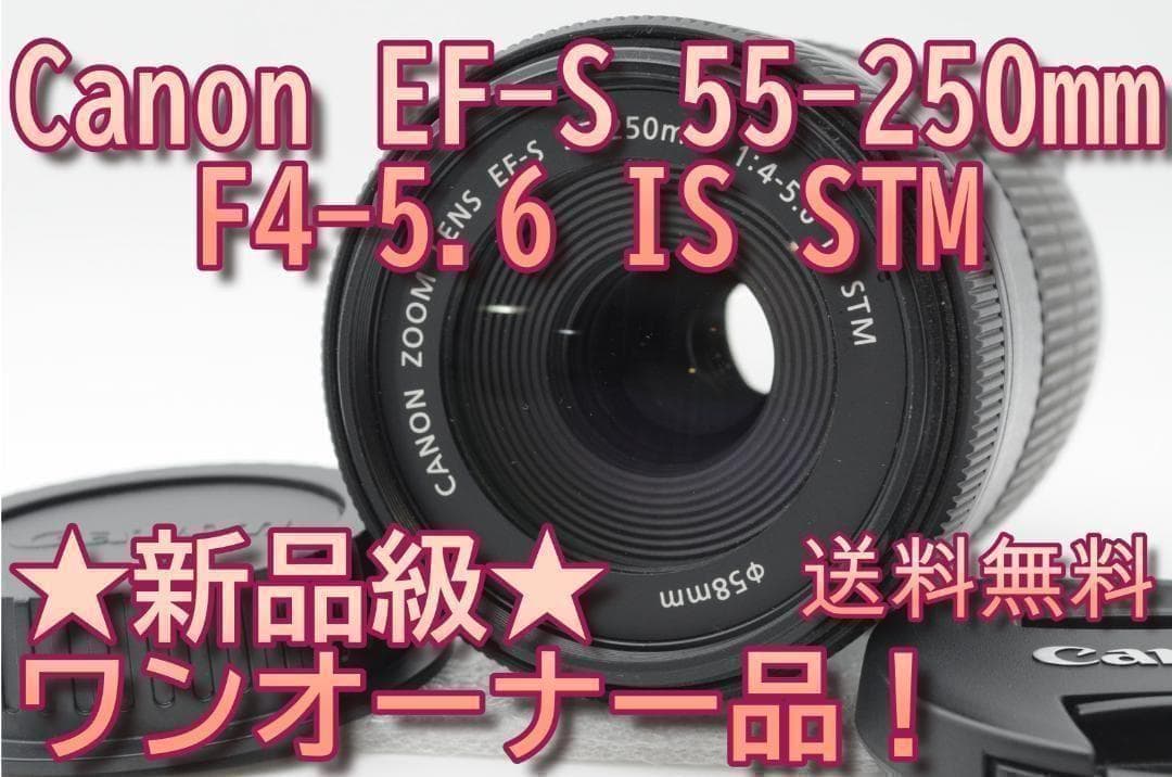 ▲新品級⑥▲ Canon EF-S 55-250mm f4-5.6 IS STM
