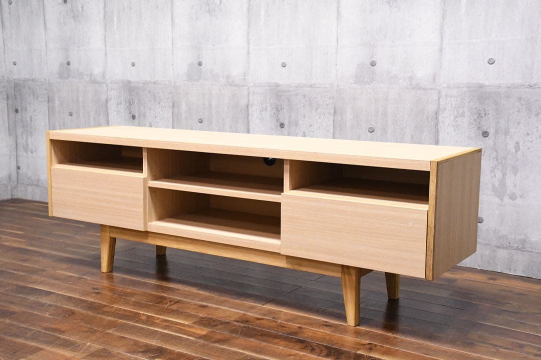 EAC4 ナチュラルモダン テレビボード ローボード W160cm テレビ台